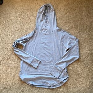 REI Coop Blue Sahara shade hoodie, women’s large